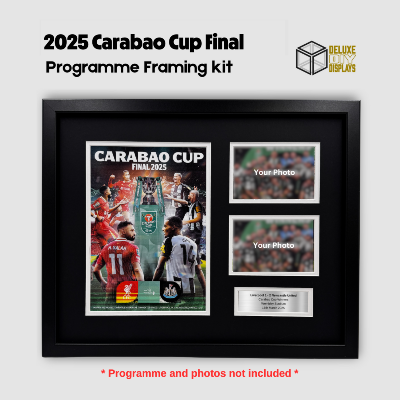 Carabao Cup Final Programme Framing Kit