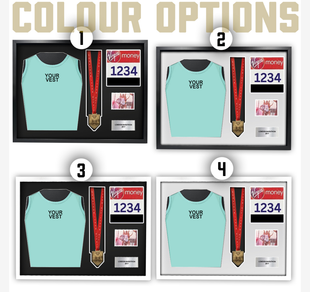 2017 London marathon vest and medal kit