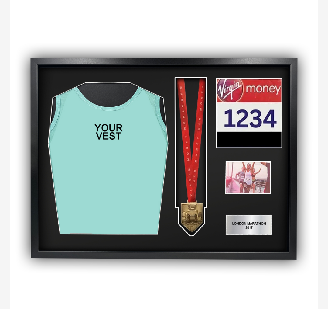 2017 London marathon vest and medal kit