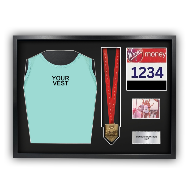 2017 London marathon vest and medal kit