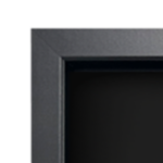 Option 1 Black Frame, Black Mount
