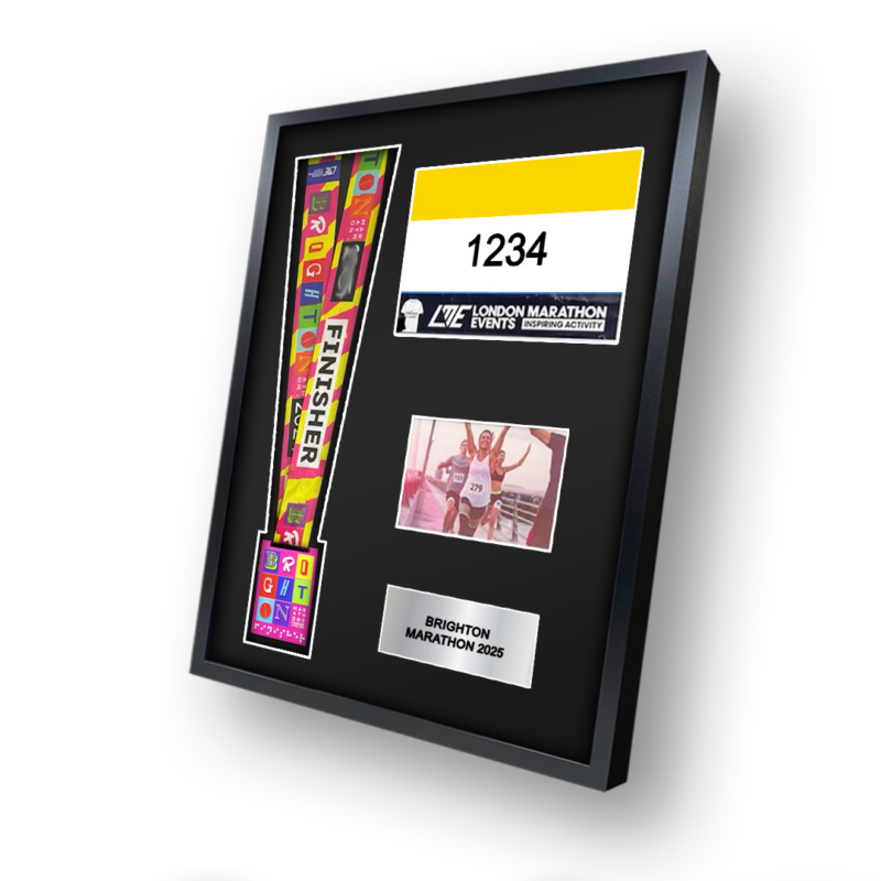 Brighton Marathon 2025 Medal framing kit WI Main