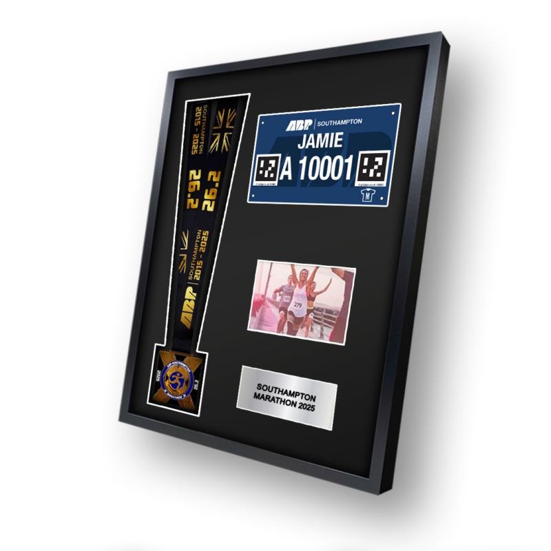 2025 Southampton Marathon Single Medal Framing Kit