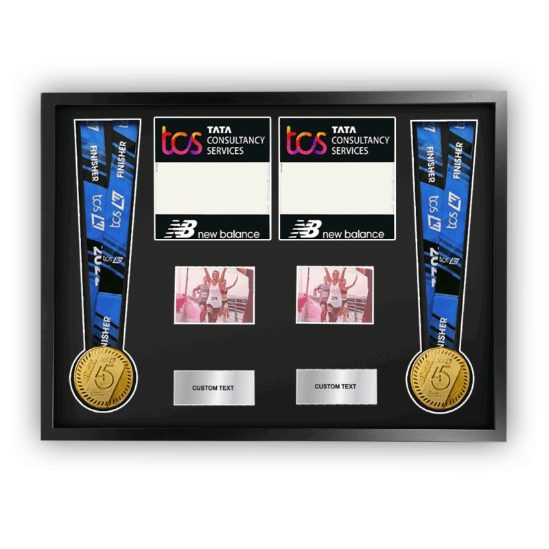 2025 London Marathon Double Medal Framing Kit