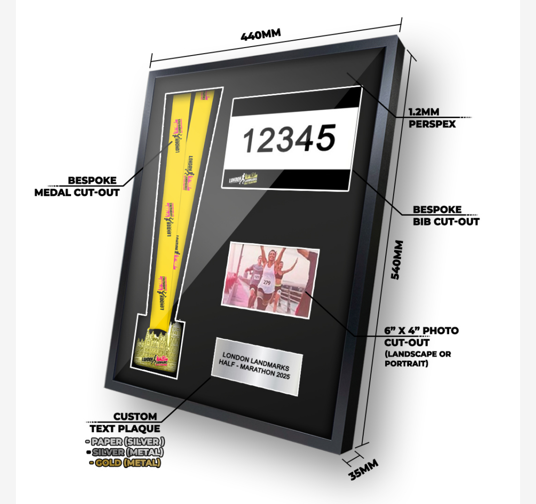 London Landmarks Half Medal Framing Kit