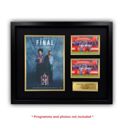 Fa Cup final programme framing kit 2