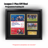 AFC Wimbledon 2025 League 2 Play Off Winners Programme Framing Kit