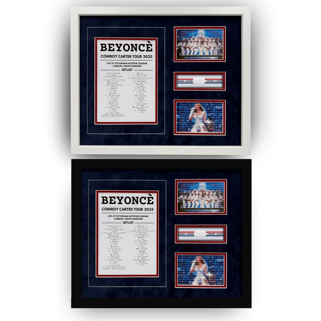 Deluxe Beyonce Cowboy Carter Band Framing Kit + Setlist - Image 2