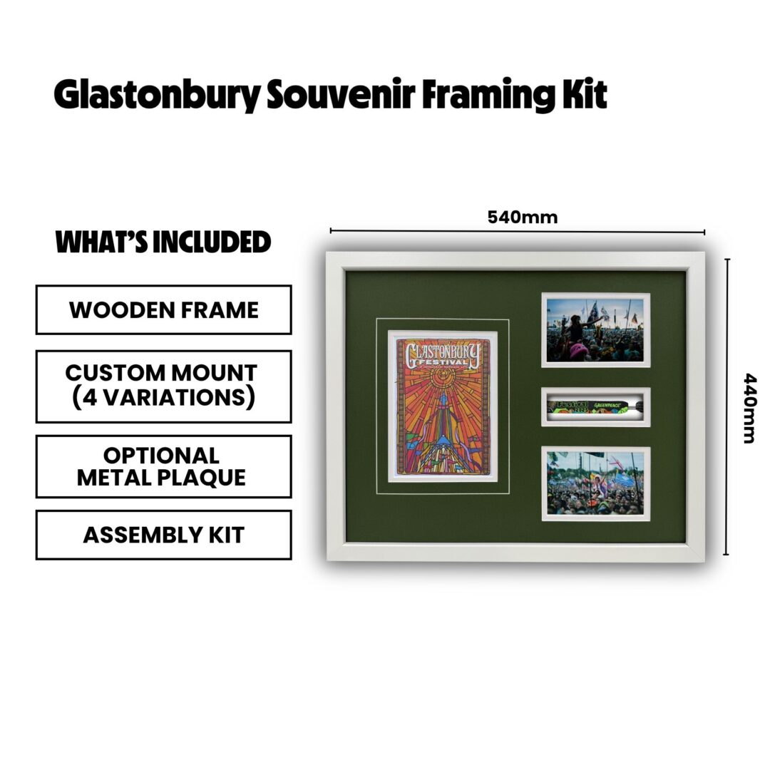 Glastonbury Festival 2025 Souvenir Framing Kit - Image 6