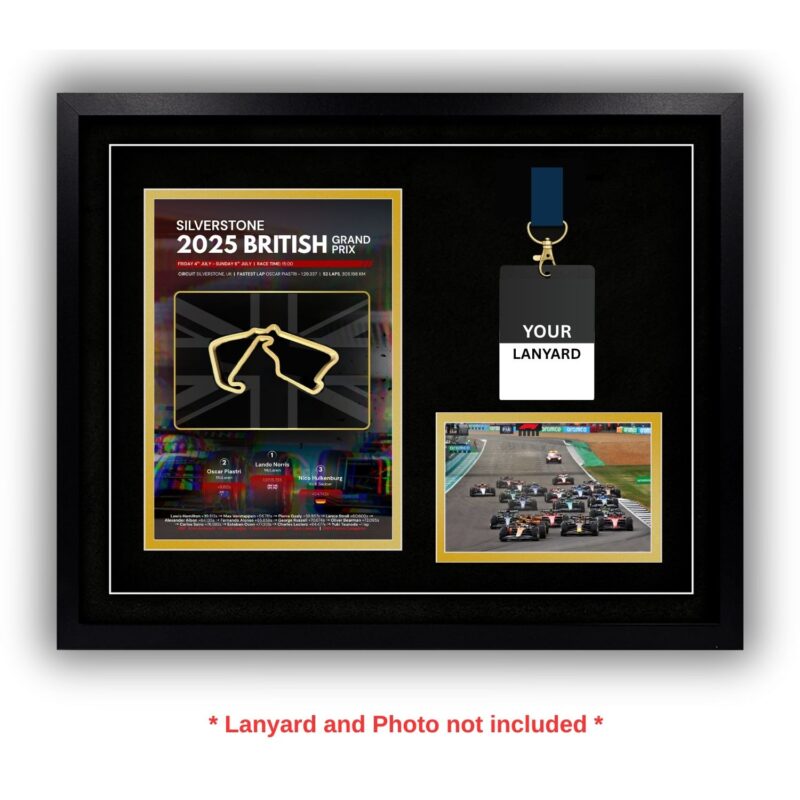 2025 British Grand Prix Souvenir Framing Kit