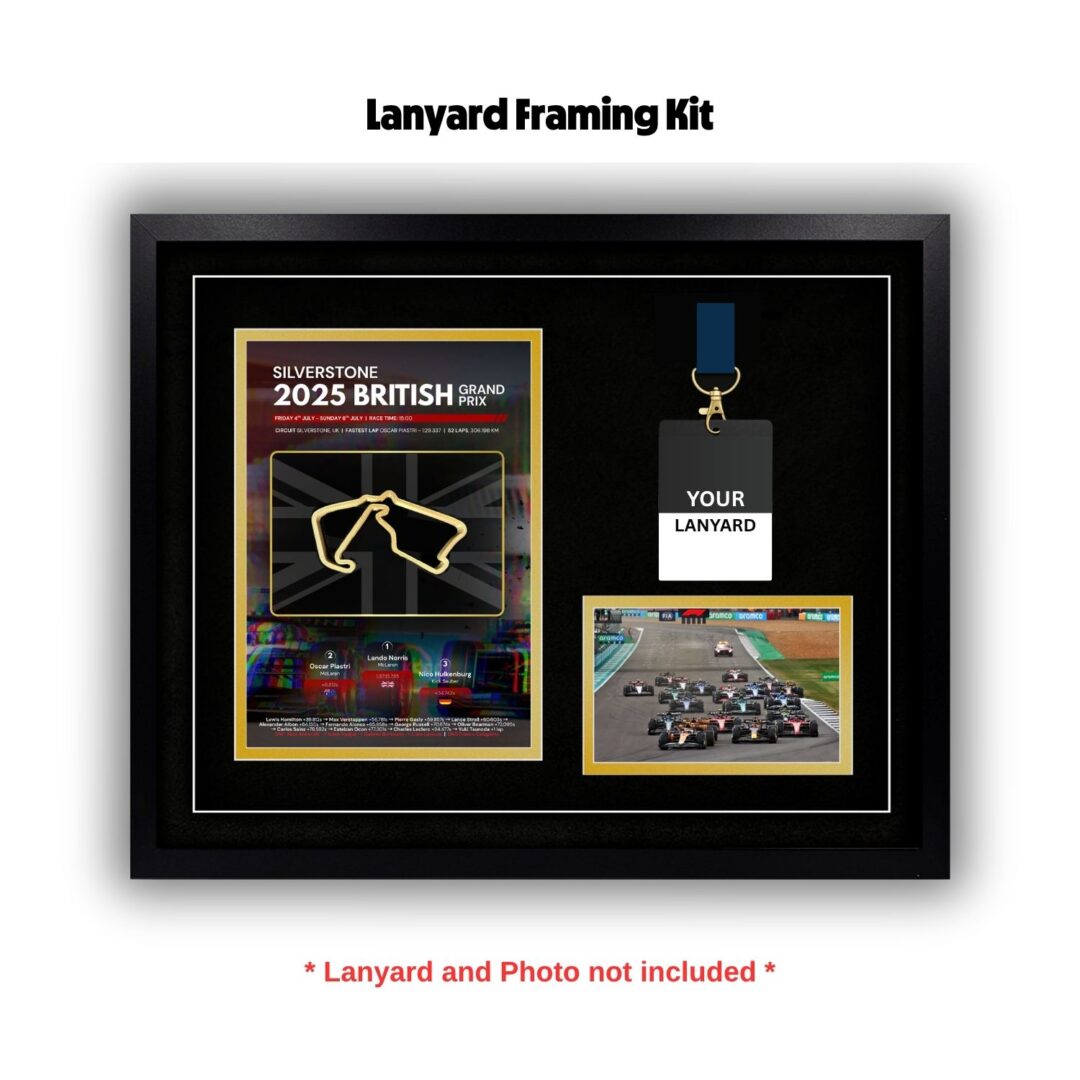 2025 British Grand Prix Souvenir Framing Kit - Image 2