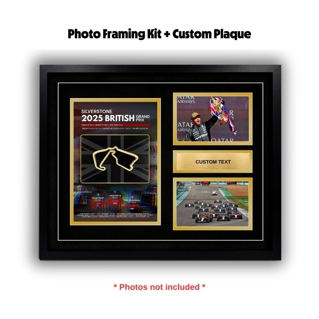 2025 British Grand Prix Souvenir Framing Kit - Image 3