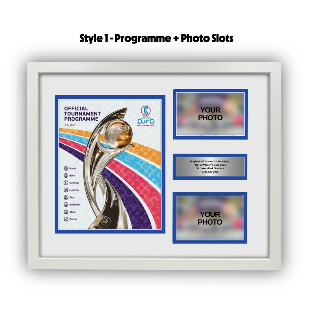 2025 Women's Euro's Programme Framing Kit - Image 2