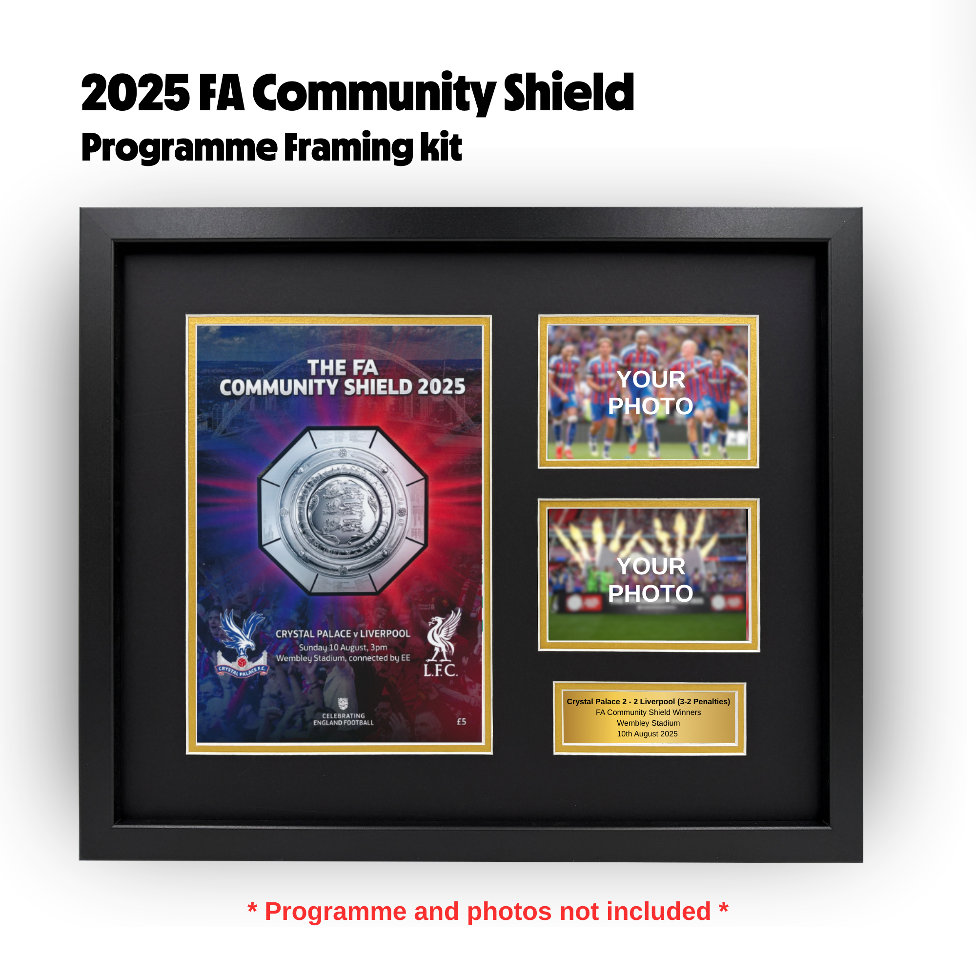 FA Community Shield Programme Framing Kit