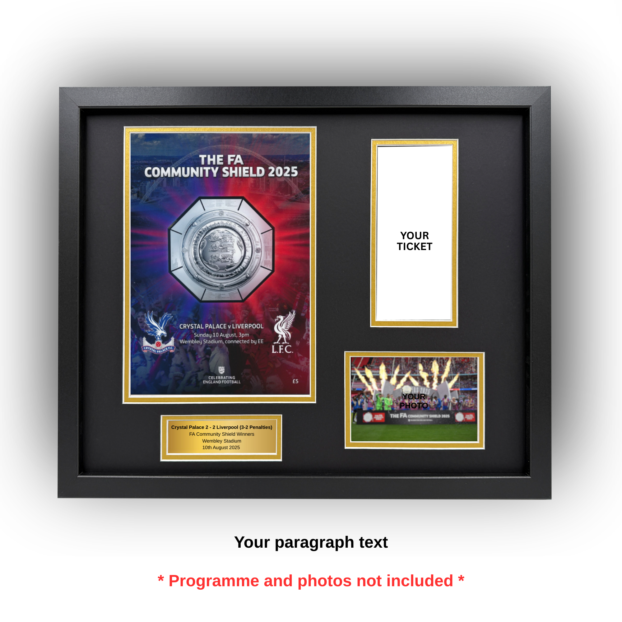 FA Community Shield Programme Framing Kit