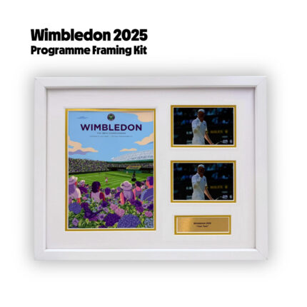 2025 Wimbledon Tennis Programme Framing Kit