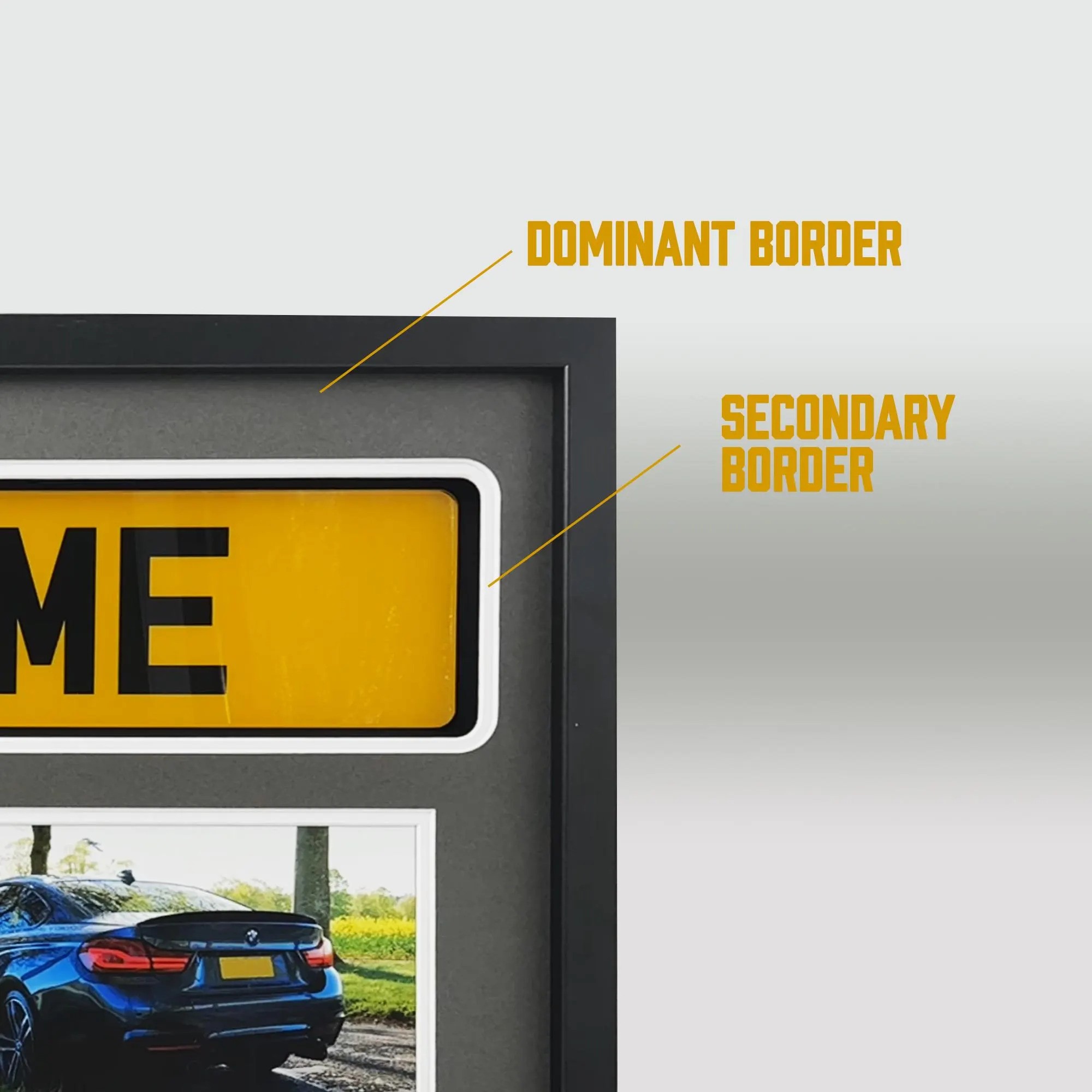 Number Plate Framing Kit