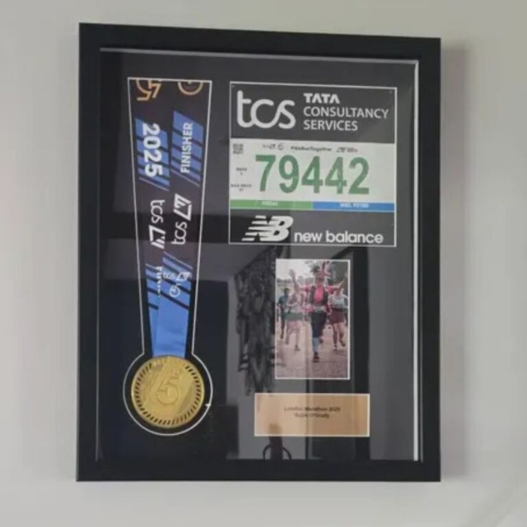 London marathon medal framing kit