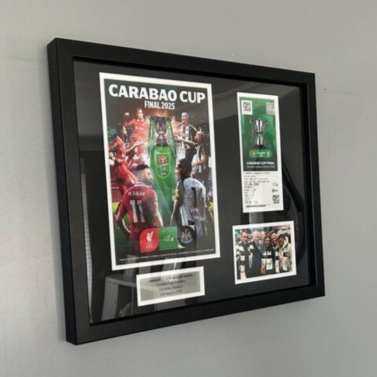 Carabao Cup Programme Framing Kit
