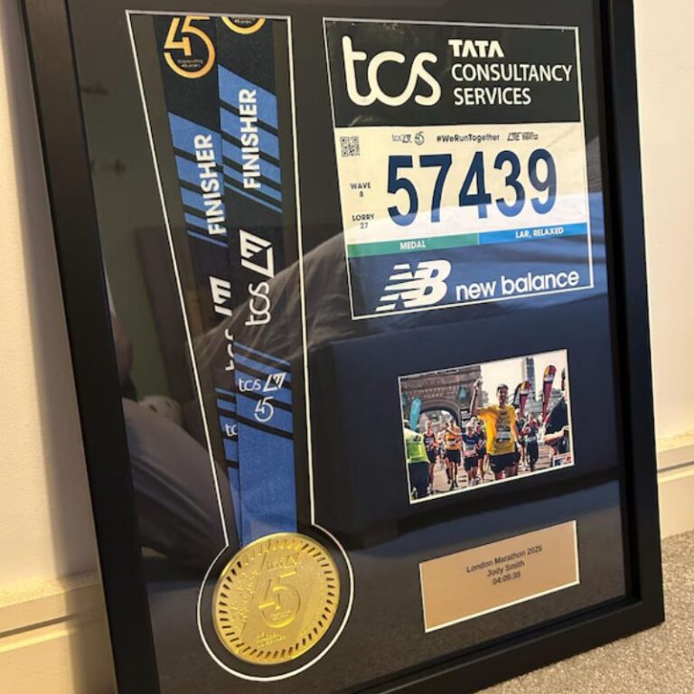 London marathon medal framing kit