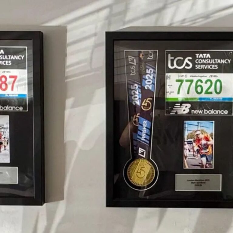 London marathon medal framing kit