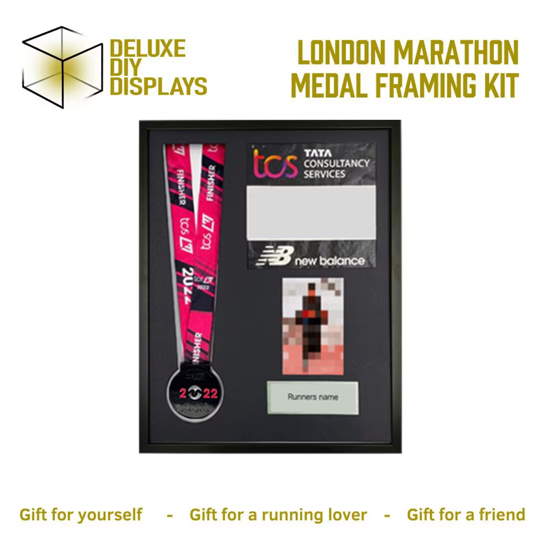2022 London Marathon 2022 London Marathon Medal Framing Kit - Image 1