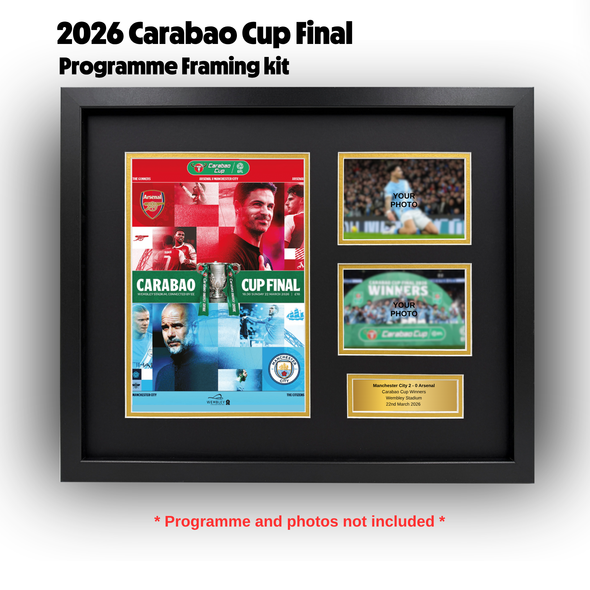 Manchester City Programme Kit Manchester City Programme Kit - Carabao Cup Final