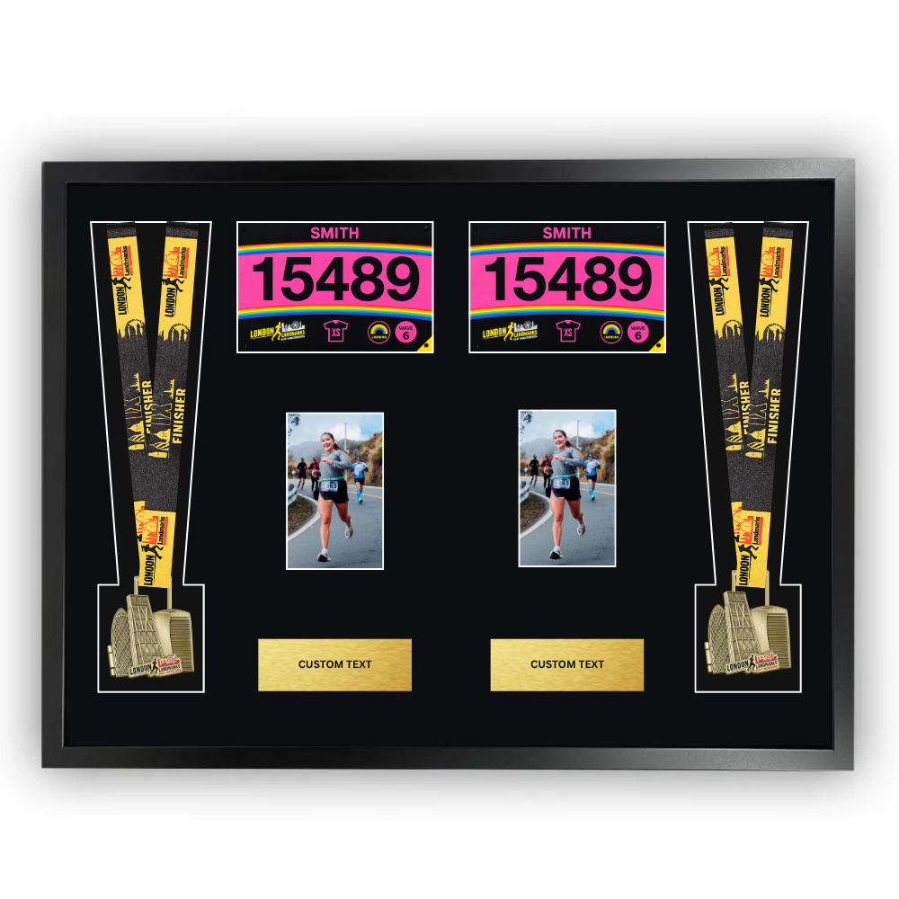 Double Landmarks 2026 London Landmarks Half Double Medal Framing Kit - Image 1