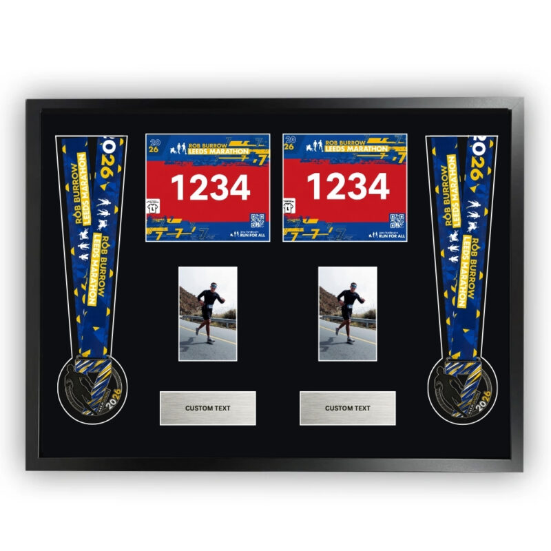 2026 Leeds Double Marathon Medal Framing Kit