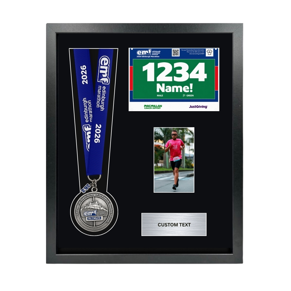 Edinburgh 2026 Edinburgh Marathon Medal Framing Kit - Image 1