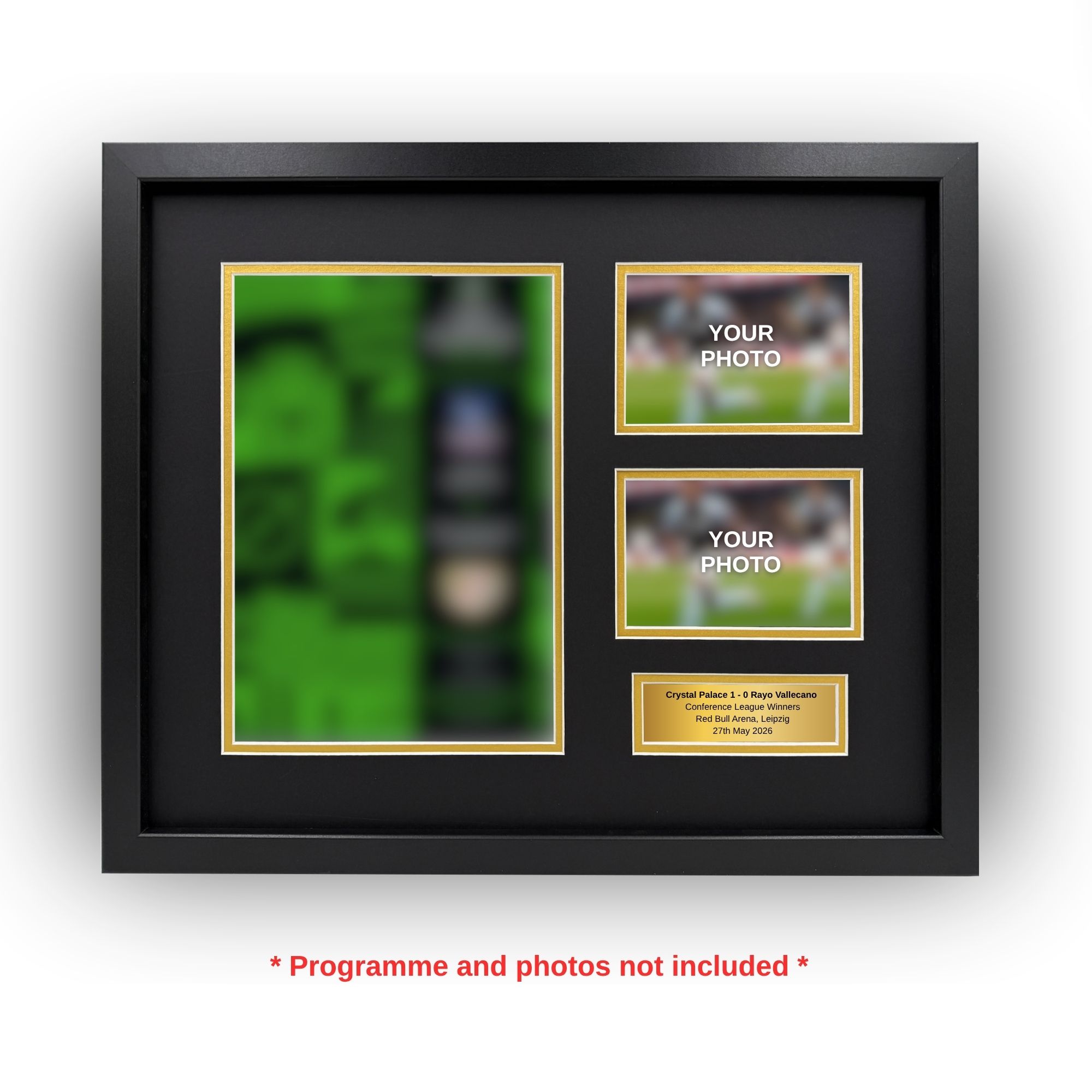 rystal Palace Champions Front 2026 Crystal Palace Winners Programme Framing Kit - Image 1