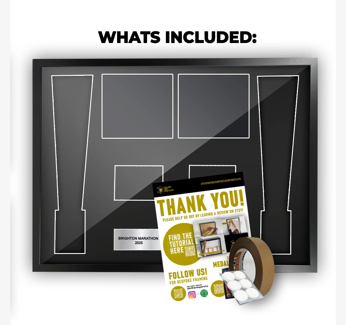 2026 Brighton Marathon Double Medal Framing Kit - Image 4