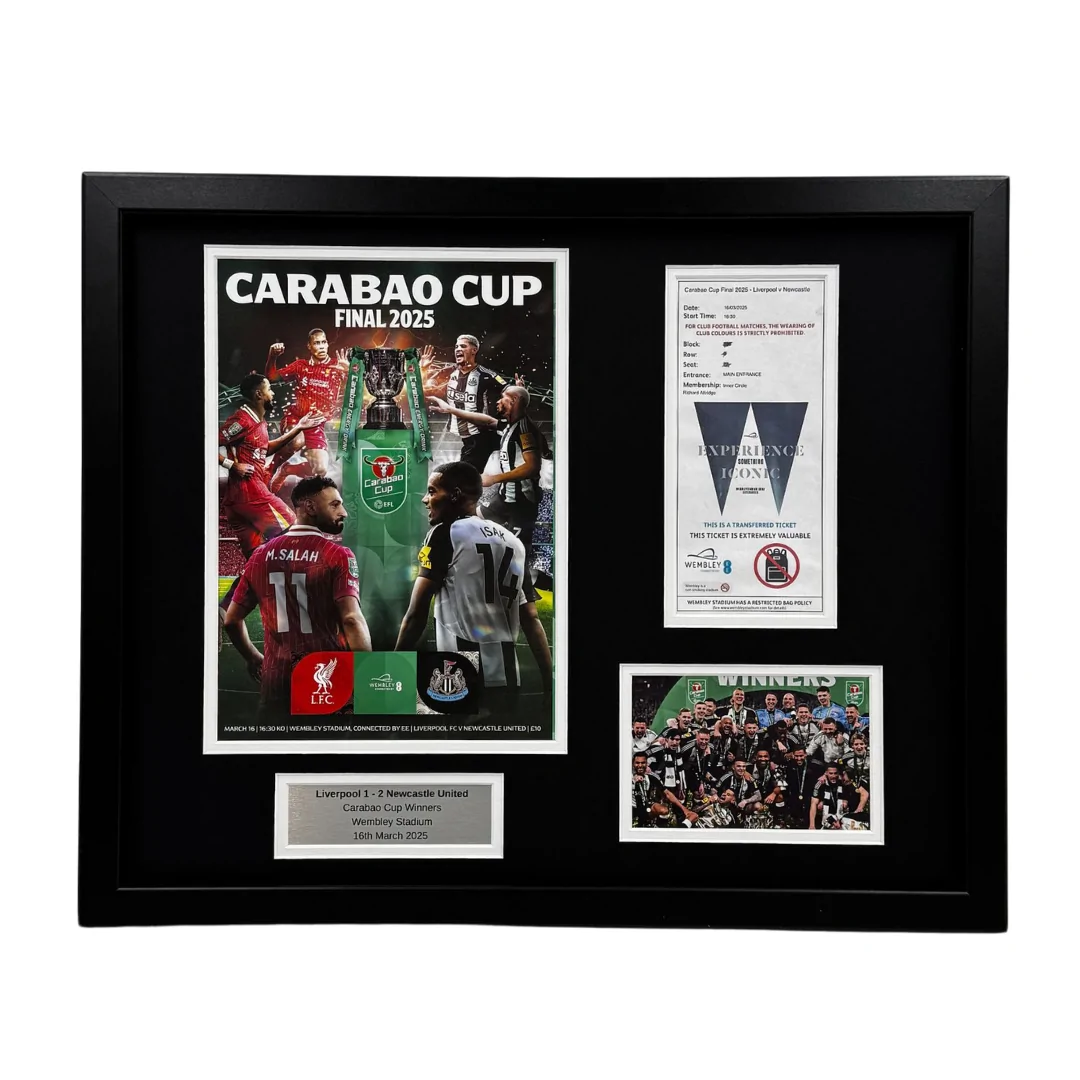 Carabao Cup Final Programme Framing Kit - Image 3