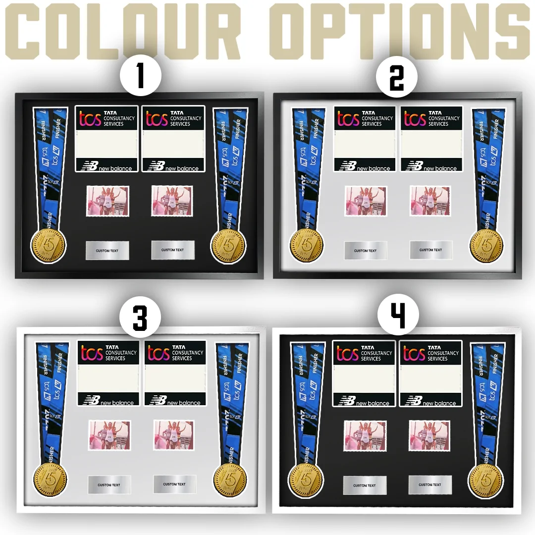 2025 London Marathon Double Medal Framing Kit - Image 3