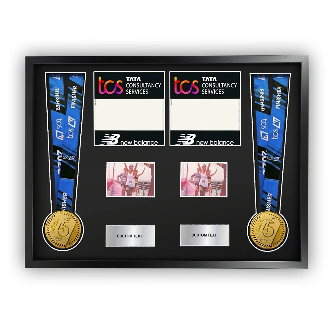 2025 London Marathon Double Medal Framing Kit