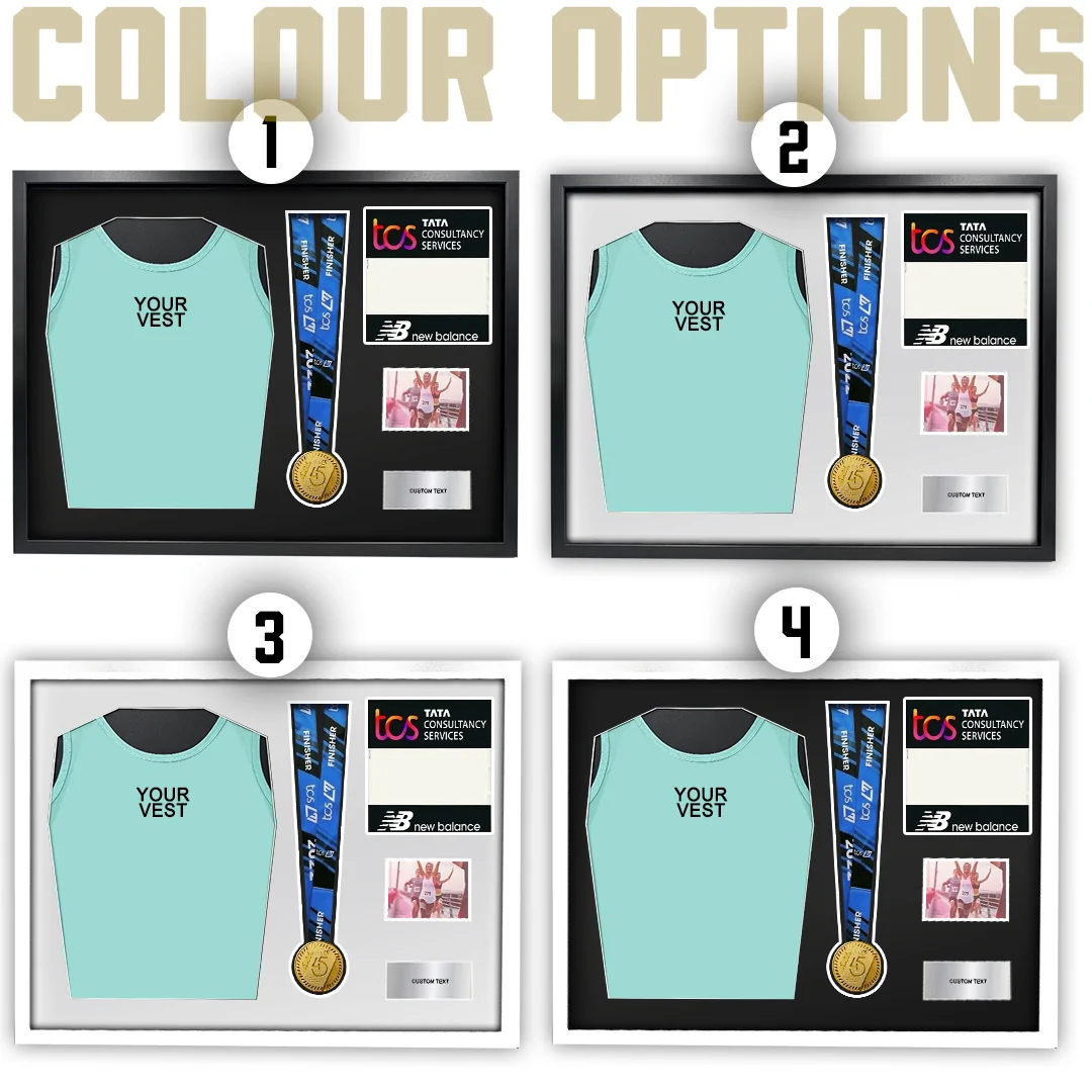 2025 London Marathon Medal and Vest Framing Kit - Image 3