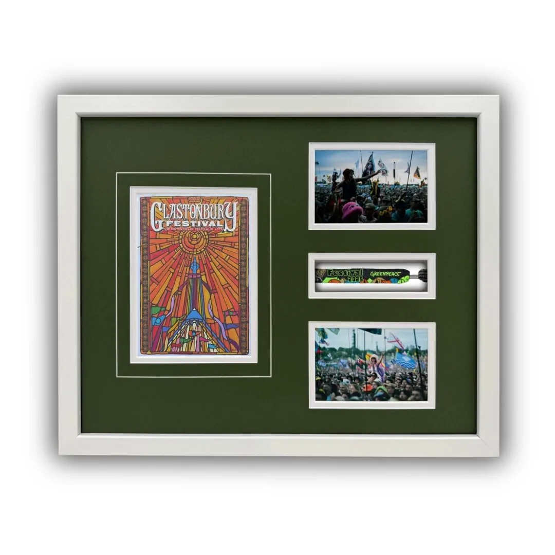 Glastonbury Festival 2025 Souvenir Framing Kit