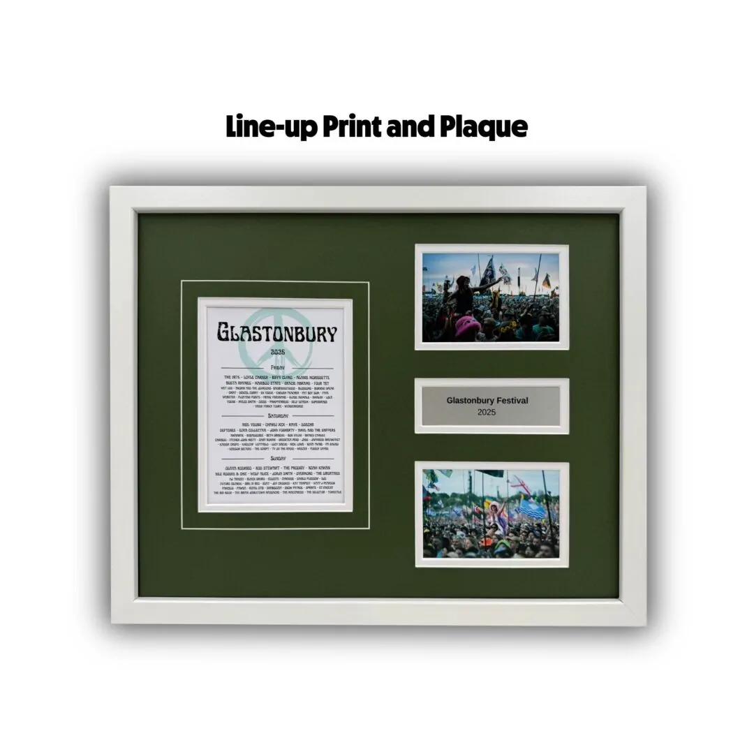 Glastonbury Festival 2025 Souvenir Framing Kit - Image 5