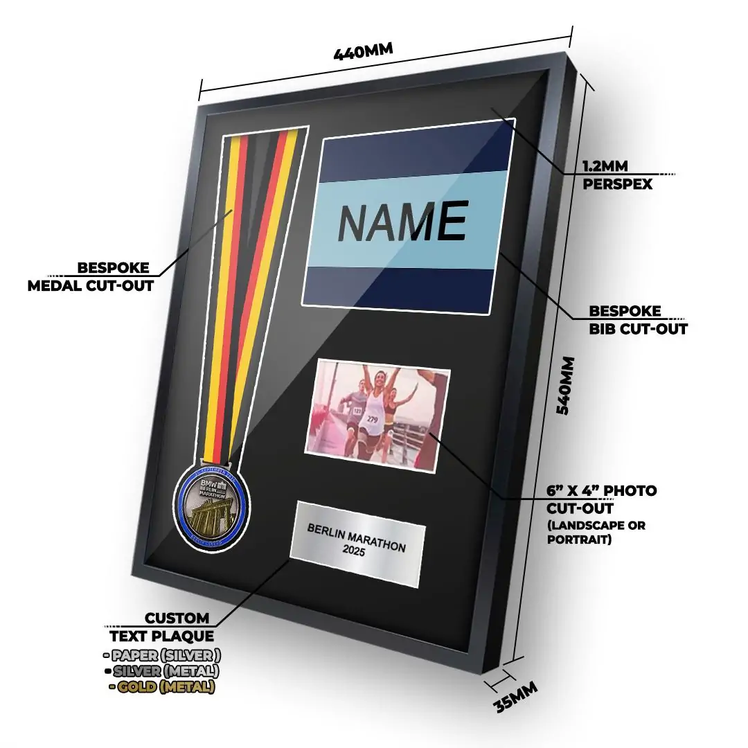 2025 Berlin Marathon Medal Framing Kit - Image 2