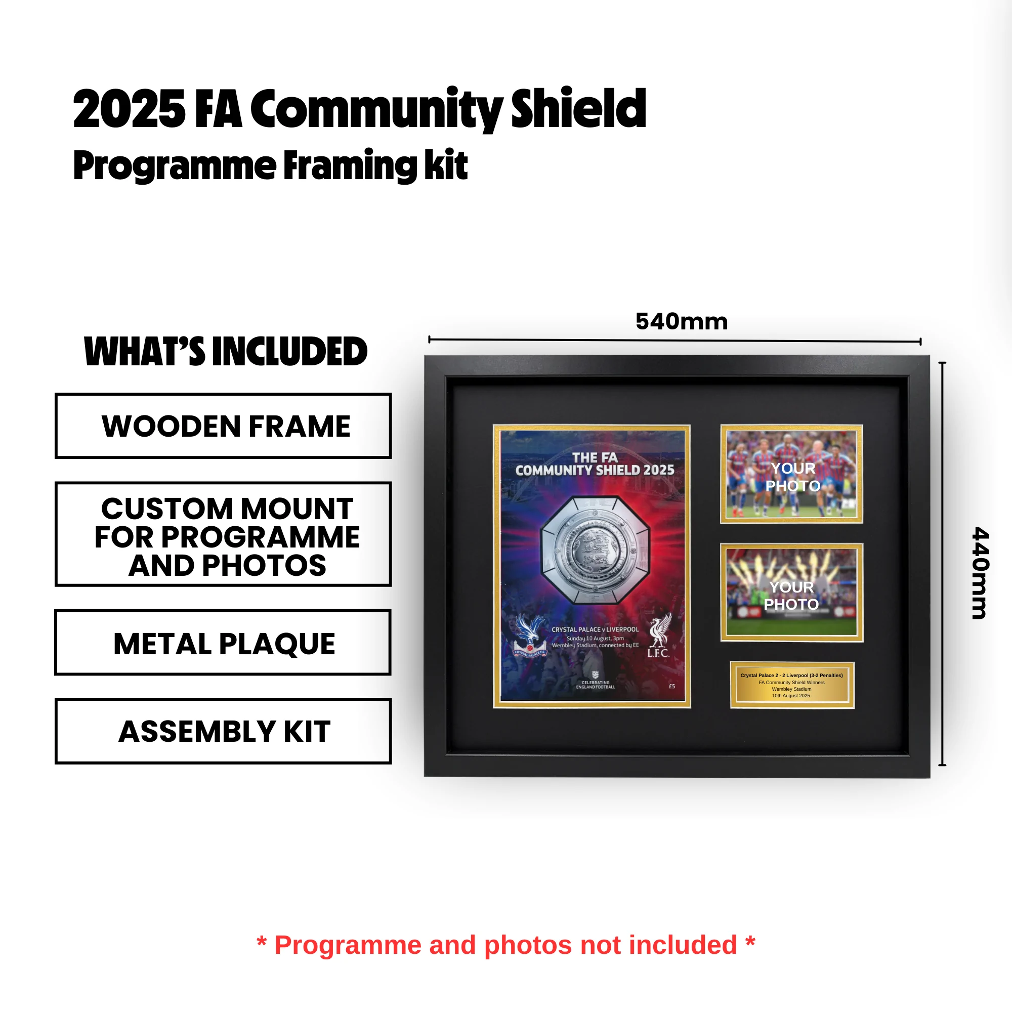 FA Community Shield Programme Framing Kit