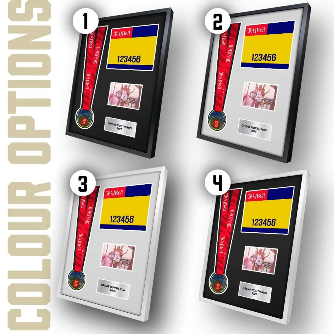Great North Run Medal Framing Kit
