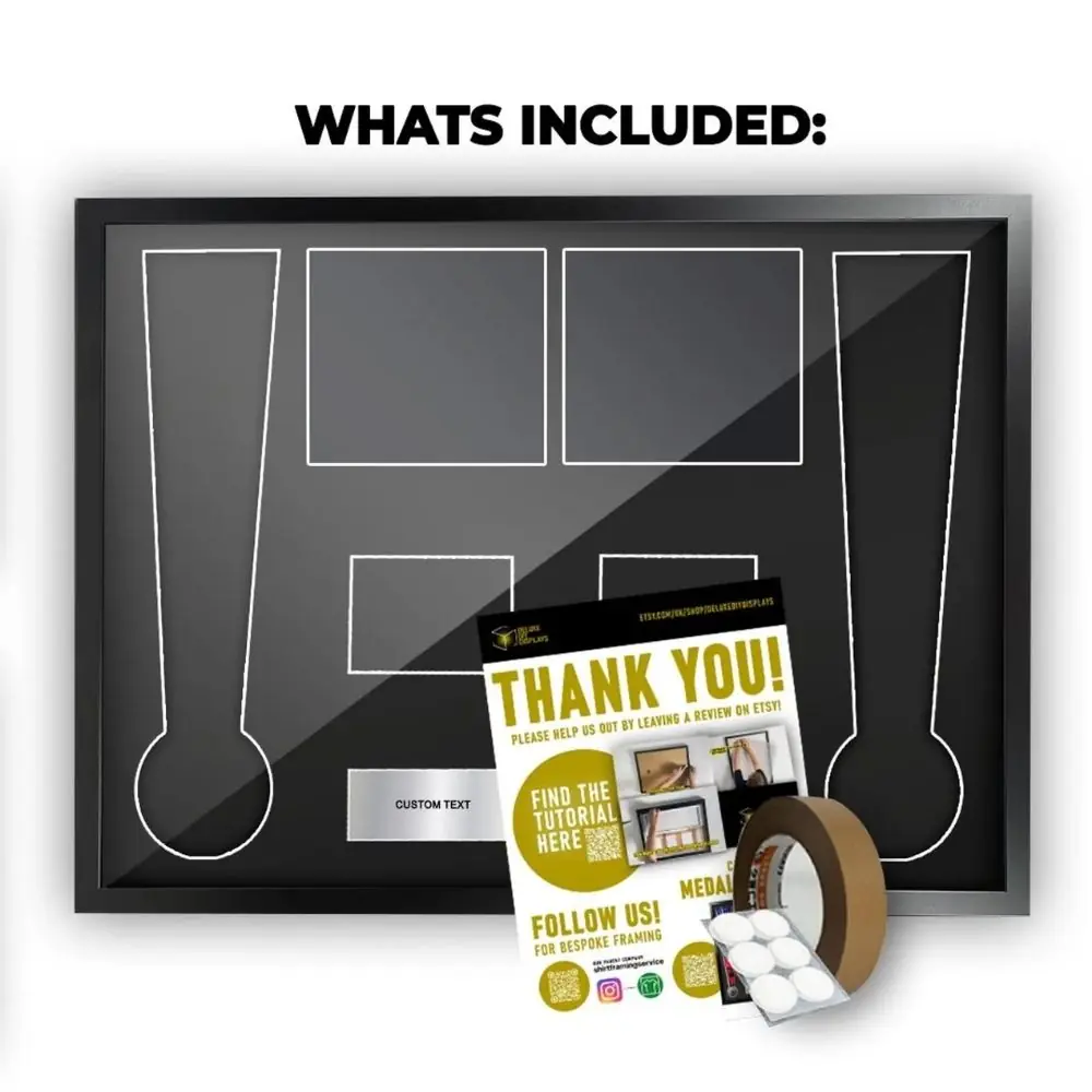 2026 London Marathon Double Medal Framing Kit